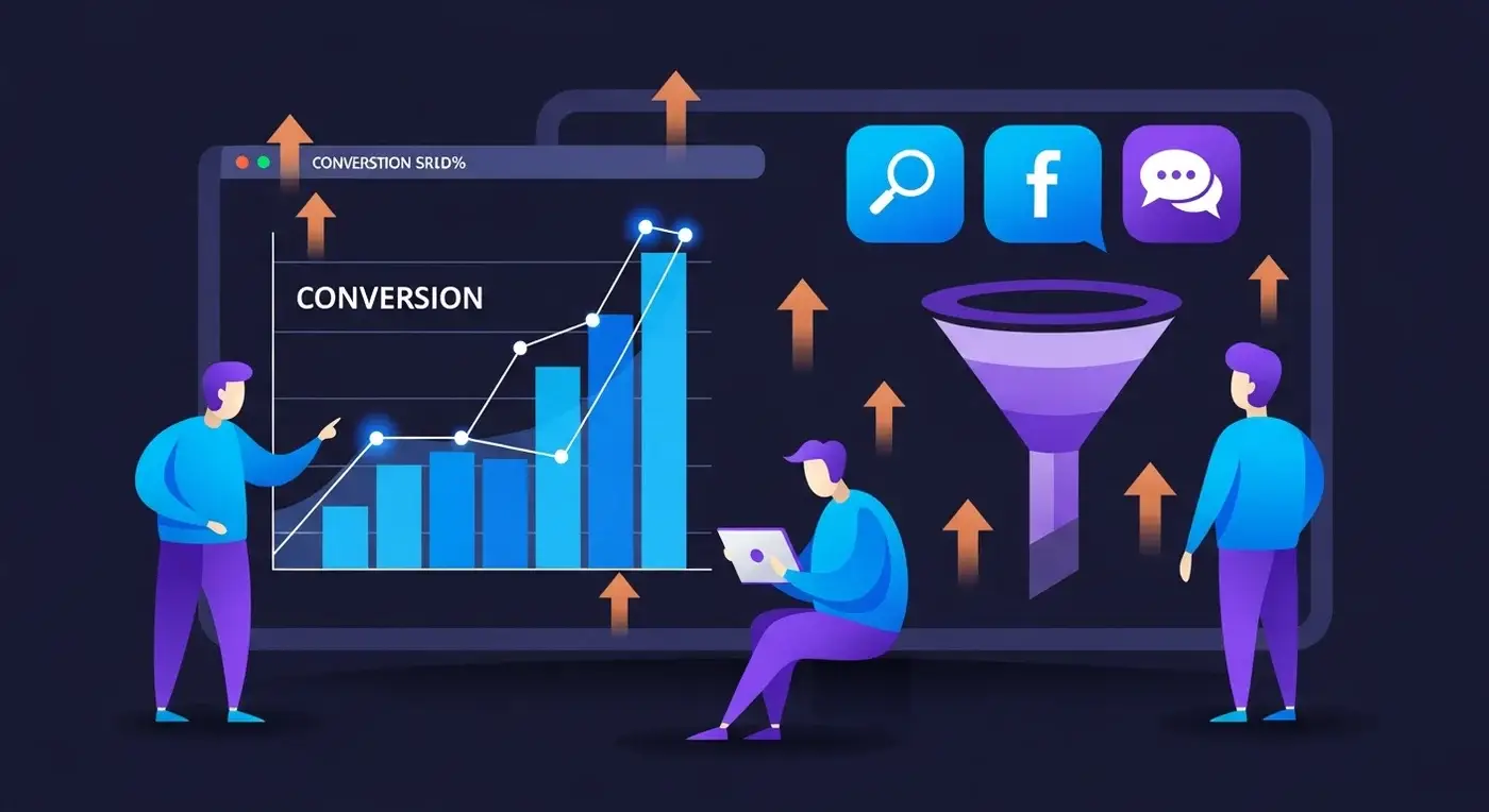 Servicio de marketing digital y estrategias de conversión